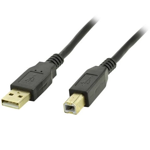 USB 2.0 Cable - A/B - black - 2.00m