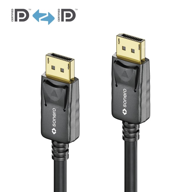 Displayport kabel 1.4, 1,0 m