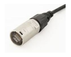 Cat5e kabel med RJXLR i begge ender, 0,5m