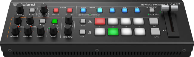 4 ch. Compact HD Video Mixer, 4xHDMI in, 2xXLR Mic in,RS232