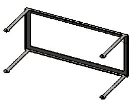 Takbrakett for SYVA LOW / SYVA SUB, HVIT