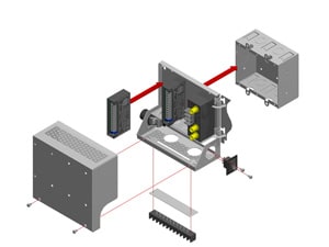 Adapter Monteringsboks for max 7x ST moduler