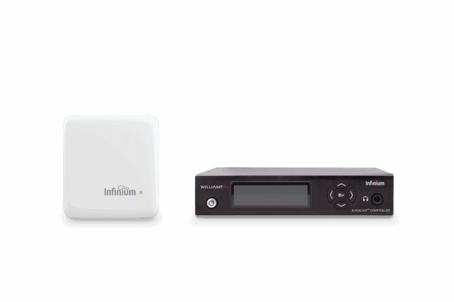 Auracast Infinium Controller & Sender, DANTE, 3m Catkabel