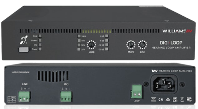 Induction loop amplifier. Single output (4A)
