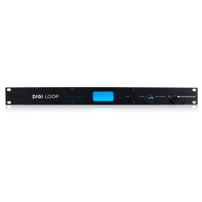 Induction loop amplifier w/network.  2x7A, 1U