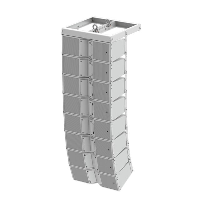 Høyttaler installasjon 2-veis line-source 2x8"