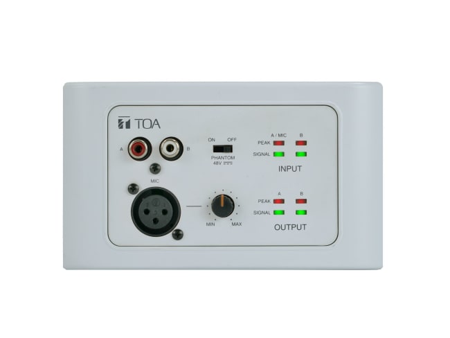 Remote Audio Input Output Panel