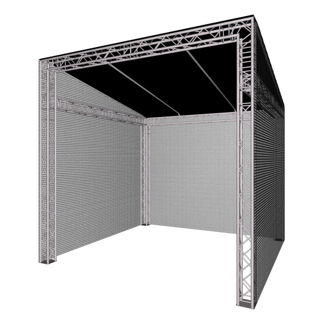 Monopitch roof stage ECO 5x4