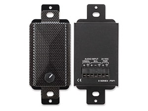 Høyttaler Aktiv Skruteminal for US-boks, Sort