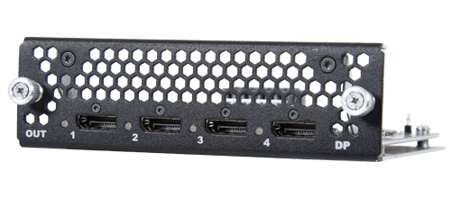 Optional OP connector card w/4x DP 1.2 Aquilon C/Aquilon C+