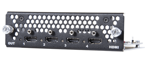 Optional OP connector card w/4x HDMI 2.0 Aquilon C/AquilonC+