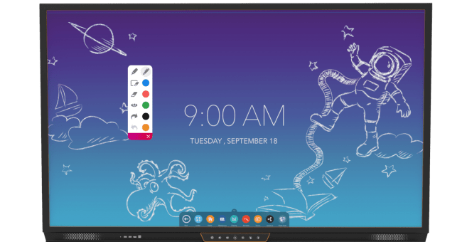 Interaktiv skjerm ActivPanel v7 Cobalt 65" v2 inkl Veggfeste