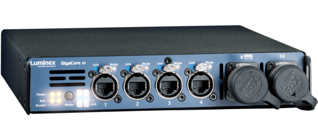 UTGÅTT - Switch 10-Port,FiberFox-MM, AVB PoE+