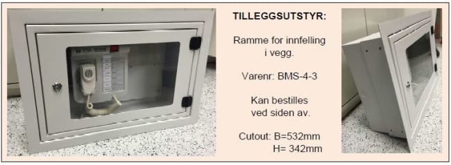 Innfellingsramme for BMS-4