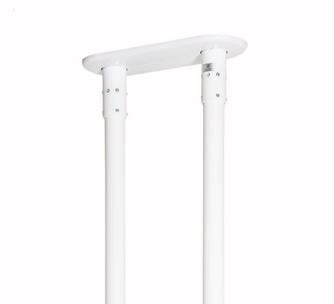 BT7807/B Heavy Duty Dual Pole Floor / Ceiling, Sort Scandec Systemer BT7807/B Heavy Duty Dual Pole Floor / Ceiling, Sort Scandec Systemer