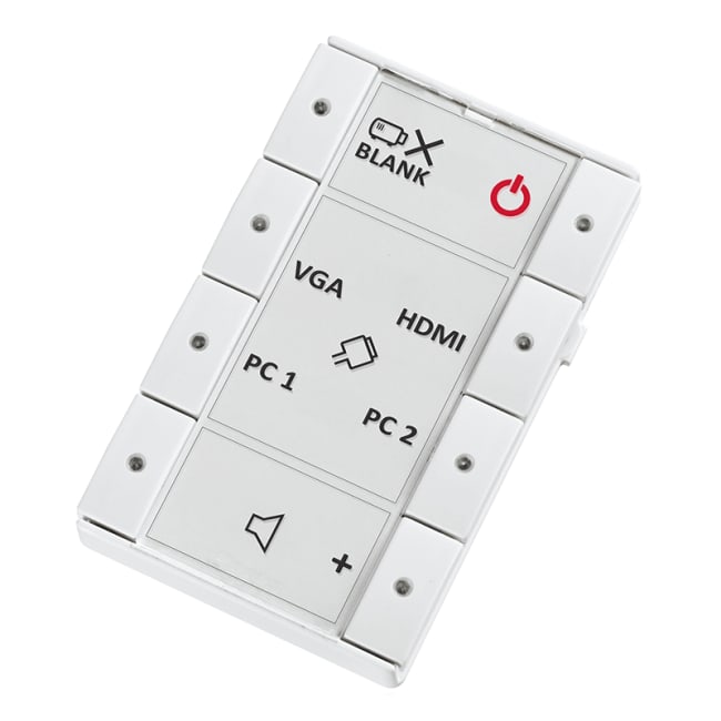 Echo 8DKW - 8-button control pad, DK, Hvit