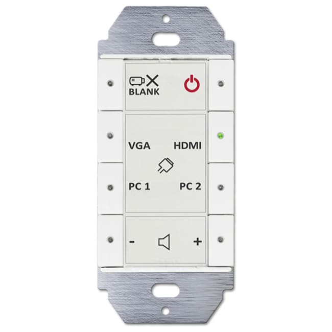 Echo 8USW - 8-button control pad, US, Hvit