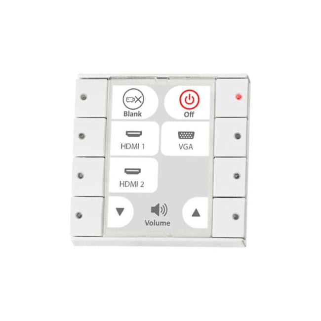 Echo Plus 8EUW - 8-button control pad med Ethernet, EU, Vit