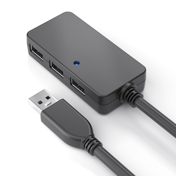 USB 3.1 (Gen 1) HUB, 4 porter, 5m kabel