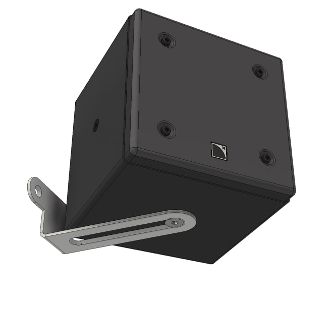 Påveggs Brakett til L-A. 5XT, justerbar, RAL