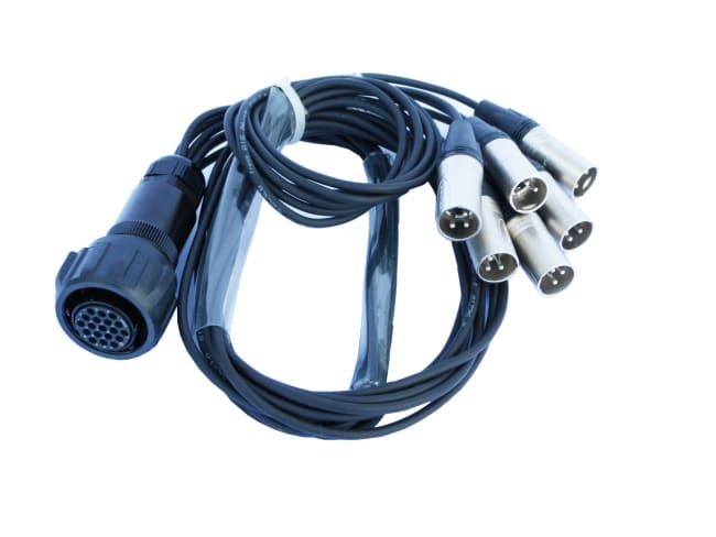 Multikabel fanout 6-Par, 6xXLR male