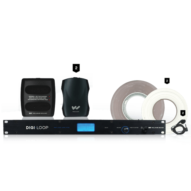 Induction loop amplifier system w/network.  9.5A