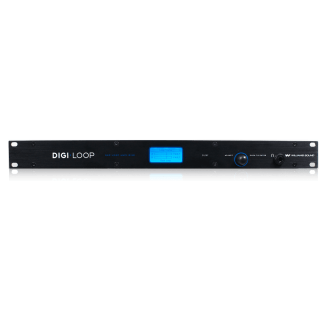 Induction loop amplifier with network control.  9.5A