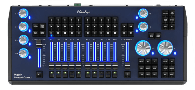 MagicQ Compact Connect 2 x DMX 512, ArtNet, Control surface