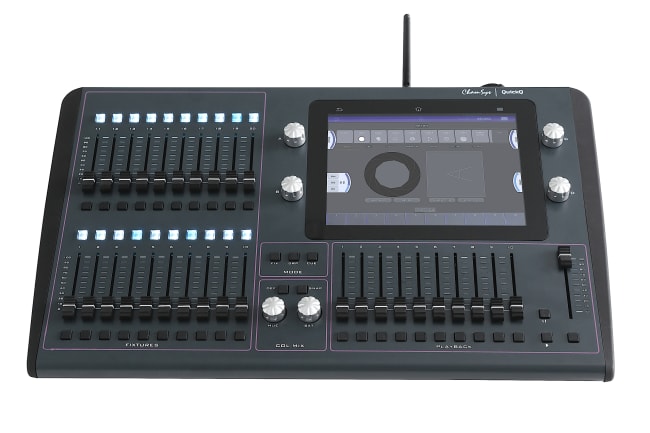 QuickQ 20 lyskontroller 2 univers, WiFi. Inkl. cover/lampe