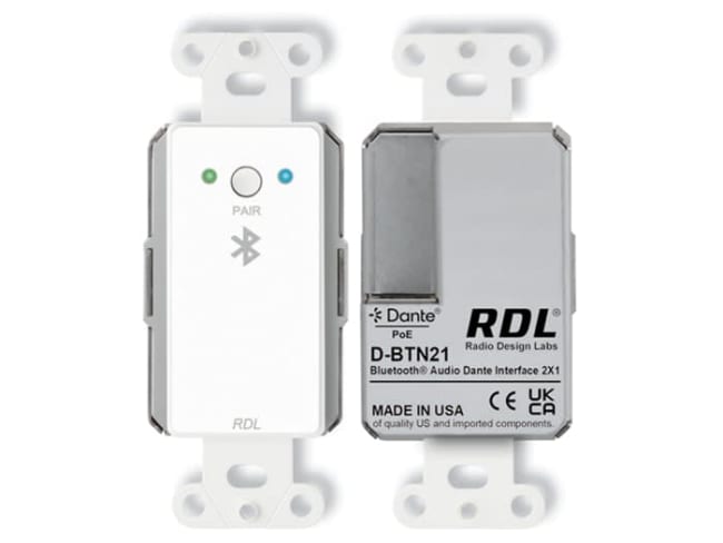 Dante Veggpanel Bluetooth ( 1-gang ), Hvit
