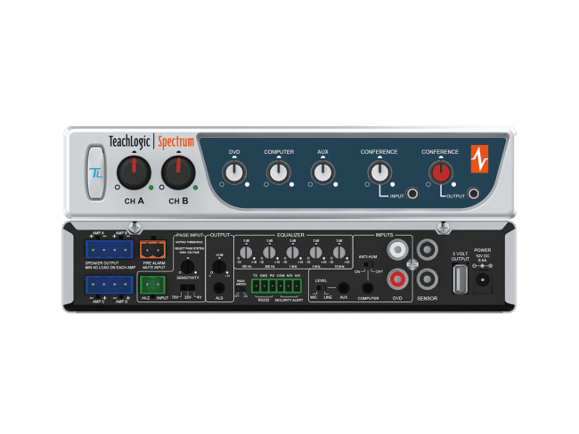 SPECTRUM 100W amp/mixer (max 8 høytt) - ICS55 sensor kreves