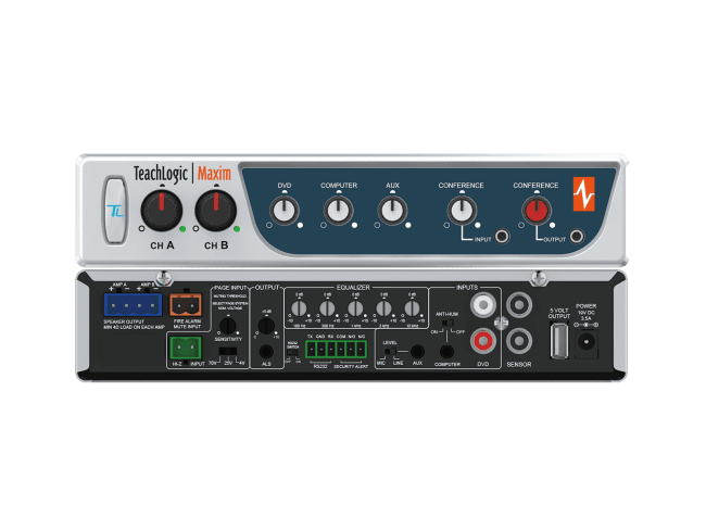 MAXIM 50W amp/mixer (max 4 høytt) - ICS55 sensor kreves