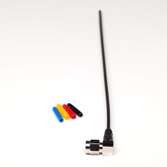Right-angle cut-to-size SMA whip antenna