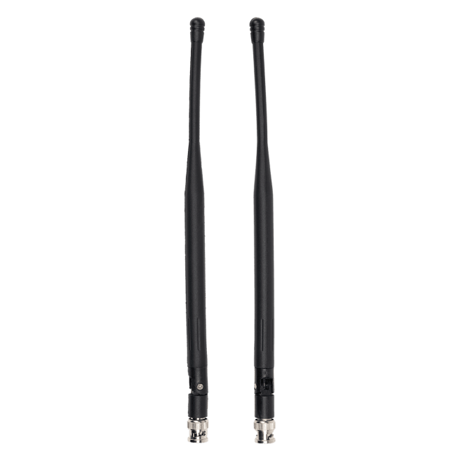 2x half-wave Dipole VHF 169-220MHz BNC antennas
