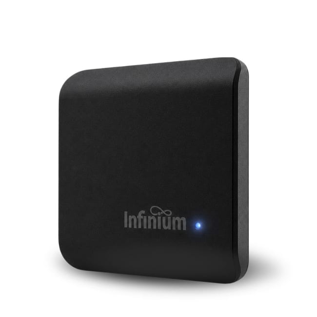 Auracast Infinium Dante - Ekstra Transmitter. Sort
