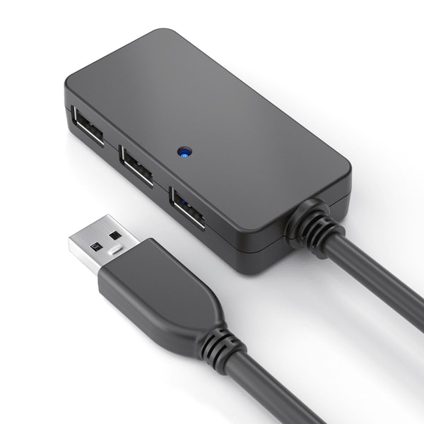 USB 3.1 (Gen 1) HUB, 4 porter, kabel Scandec Systemer