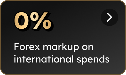 Zero forex markup in 150+ countries