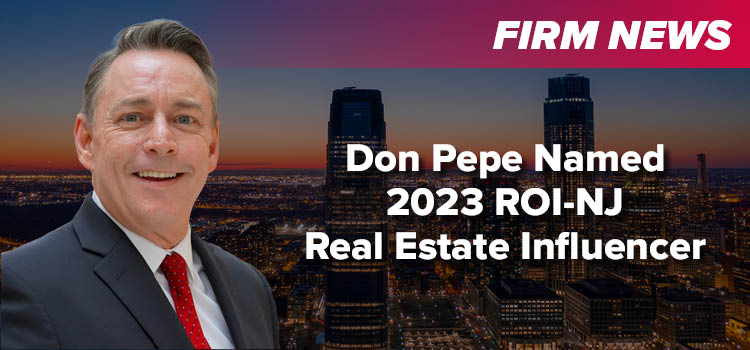 Don Pepe Named to 2023 ROI-NJ Real Estate Influencer List