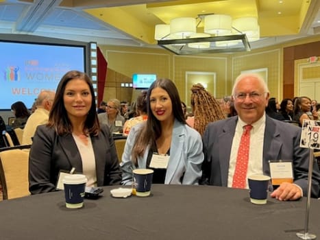 Tania Schakir-Drira, Ashley Brinn Levy & Donald Scarinci representing the firm at the award ceremony.