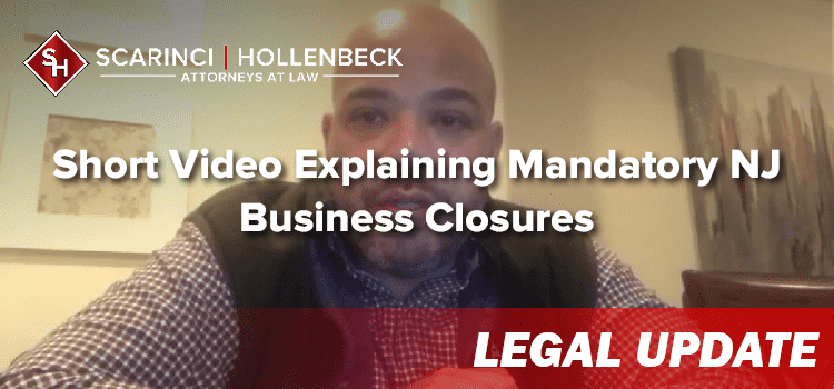 Short Video Explaining Mandatory NJ Business Closures