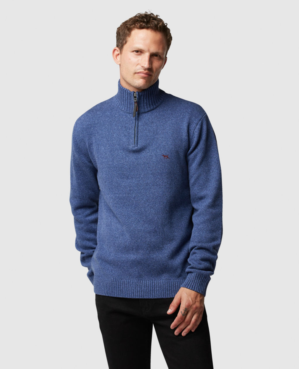 Rodd & Gunn Merrick Bay Knit - Denim | Rodd & Gunn | Shop online at ...