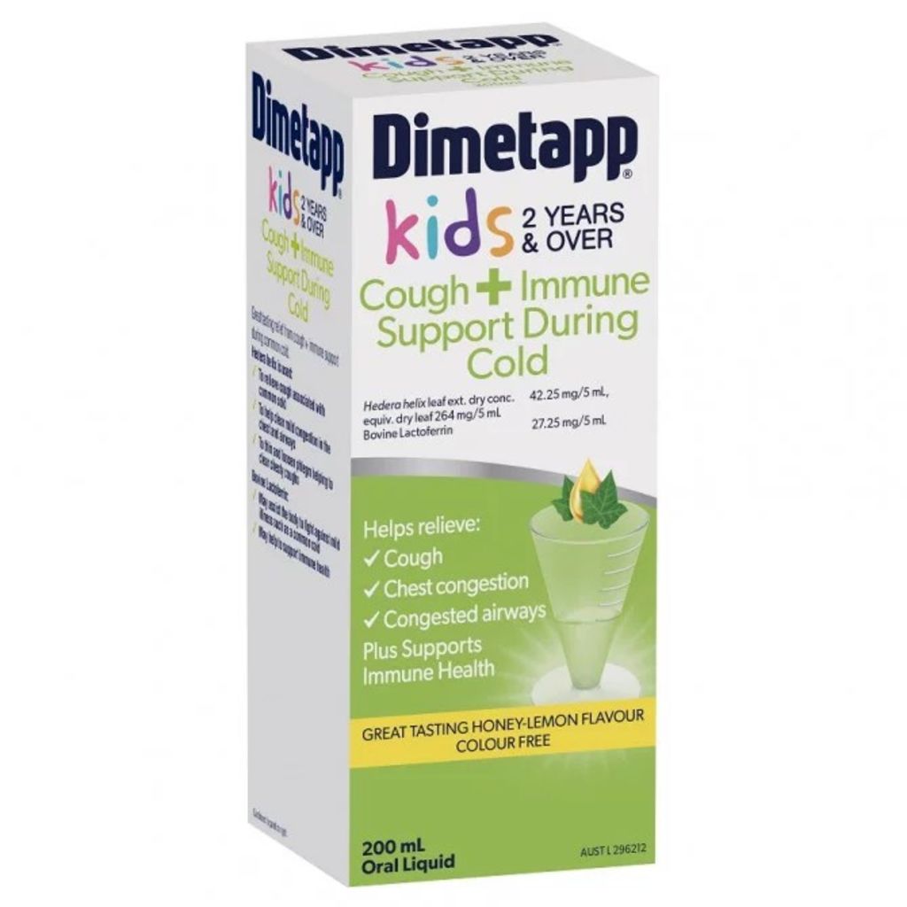 Dimetapp Kids 2 Years & Over Cough + Immune Support During Cold Honey