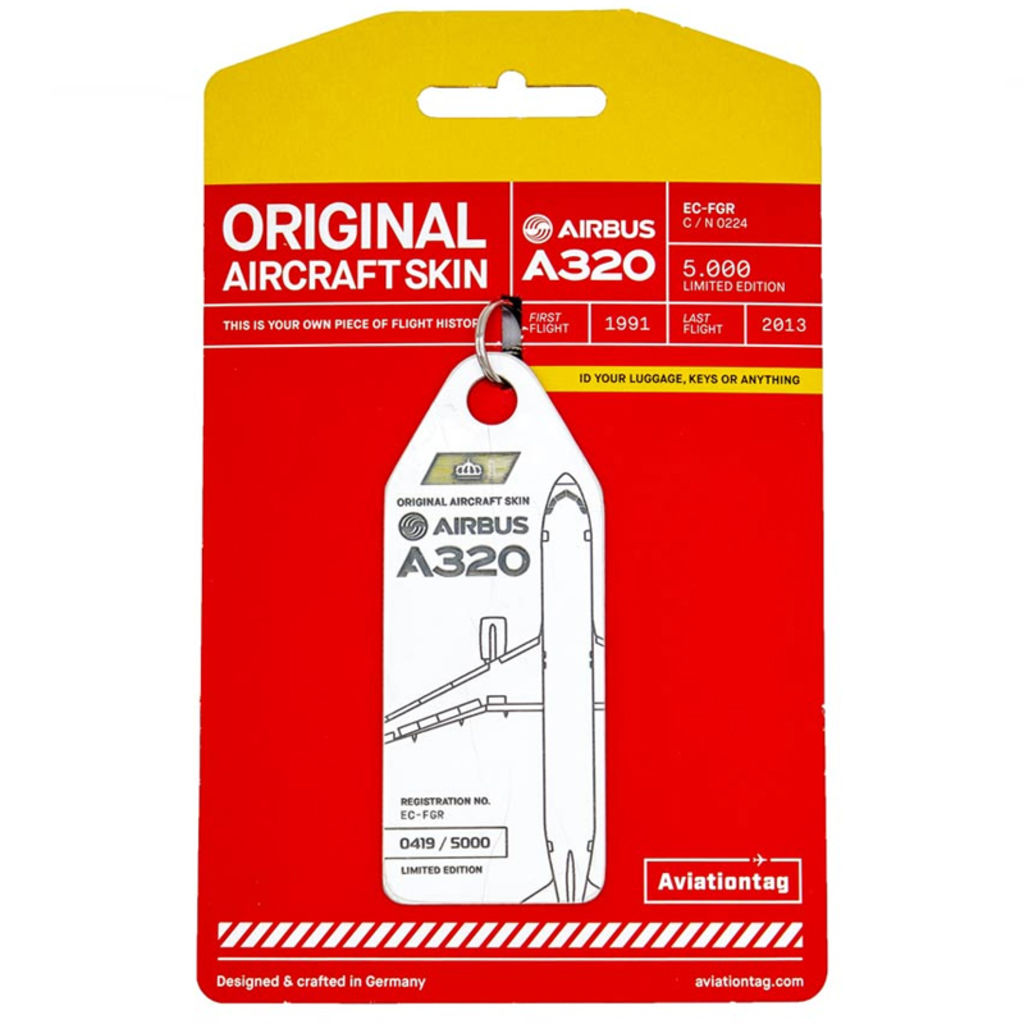 Aircraft Skin Keychain