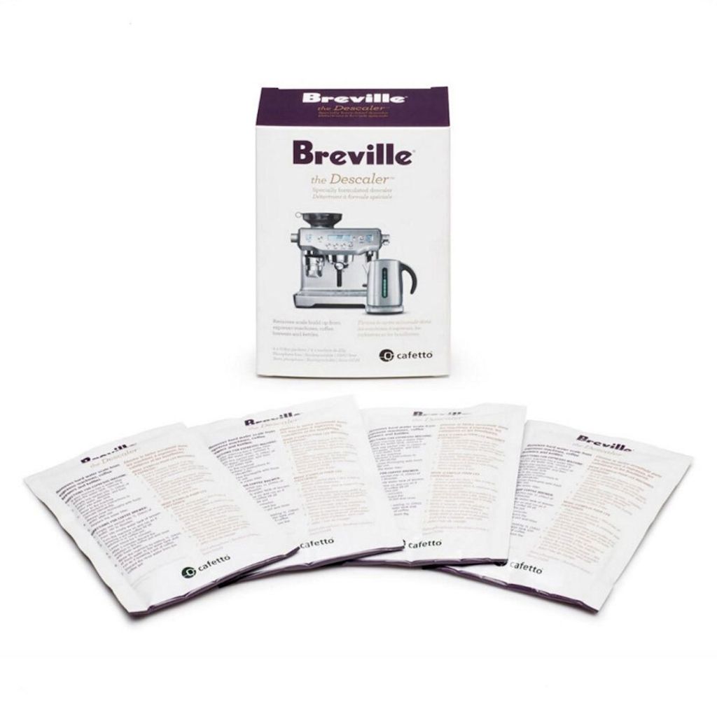 BREVILLE 4PK Breville Descaler Packets Powder Cleaner for Coffee