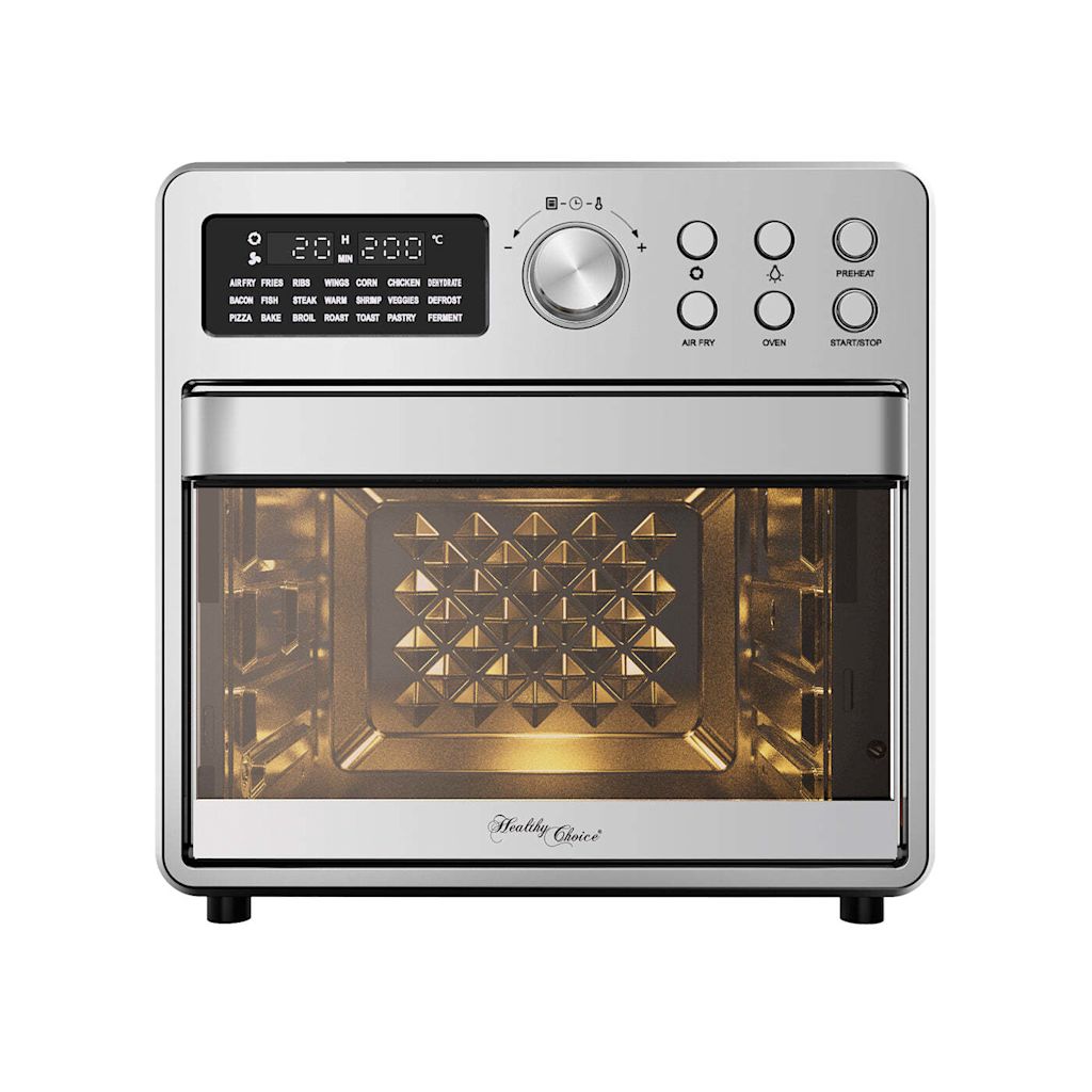 Healthy Choice 16L Stainless Steel Air Fryer Convection Oven with Dual
