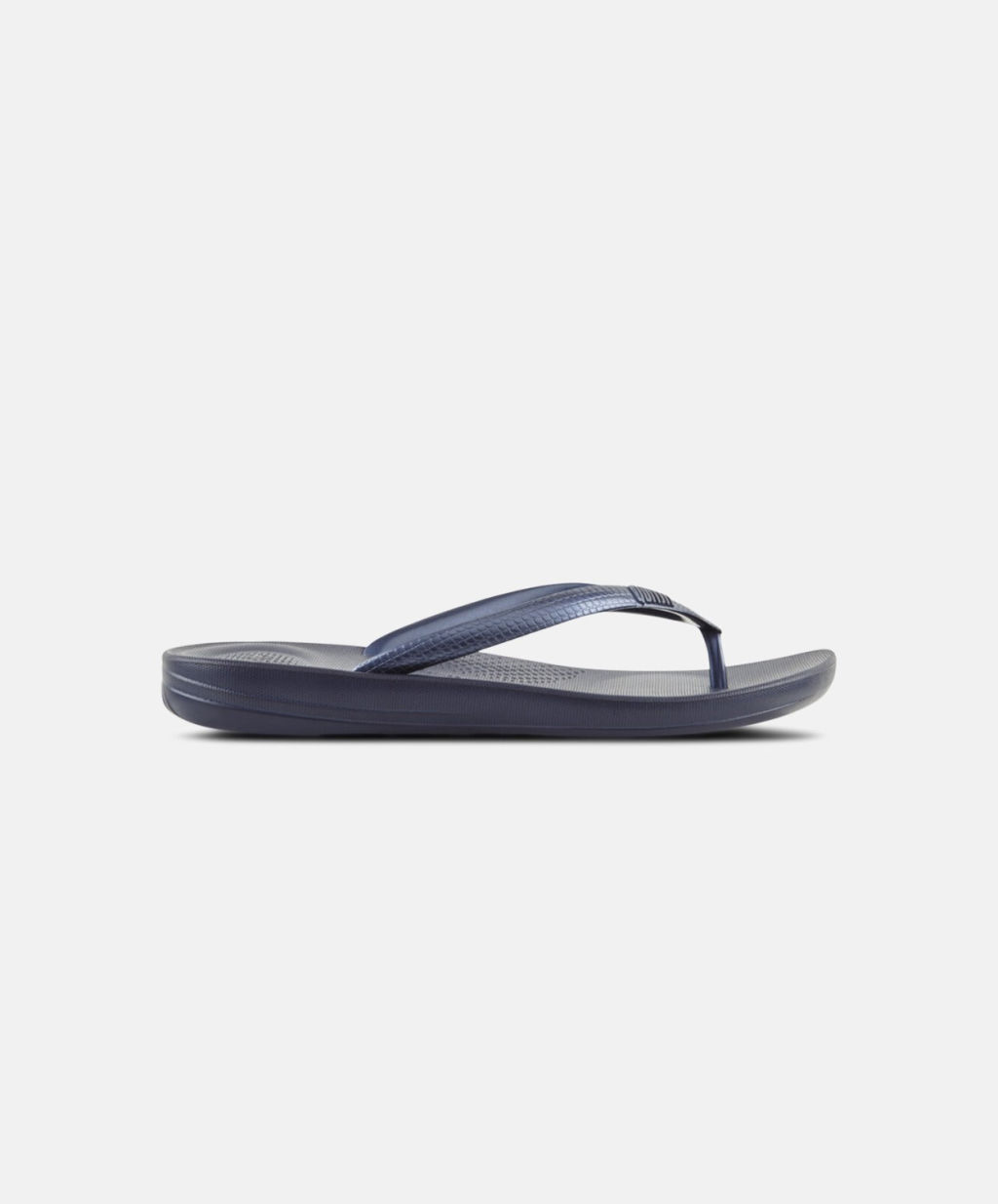FitFlop Iqushion Ergonomic Thongs Navy | Bstore | Shop online at Westfield