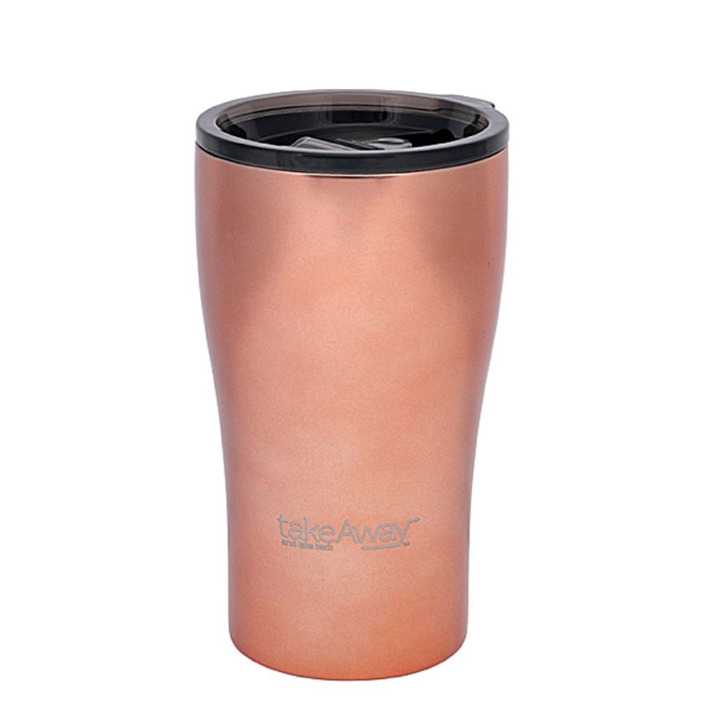 Robins Kitchen TakeAway Edit Stainless Steel Coffee Cup 500ml Rose Gold