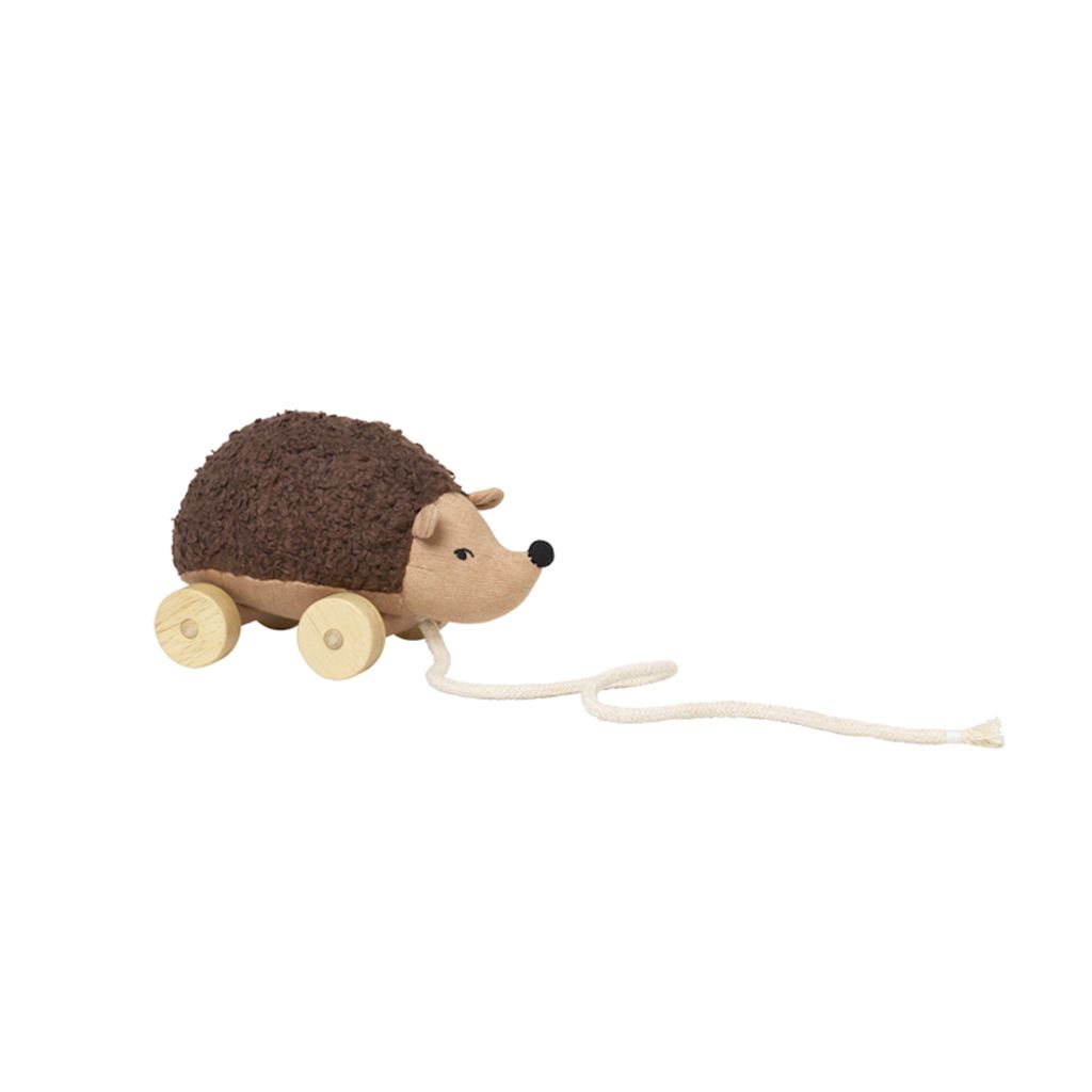 FABELAB Fabelab 20cm Hannah Hedgehog Kids/Children Wooden PullAlong
