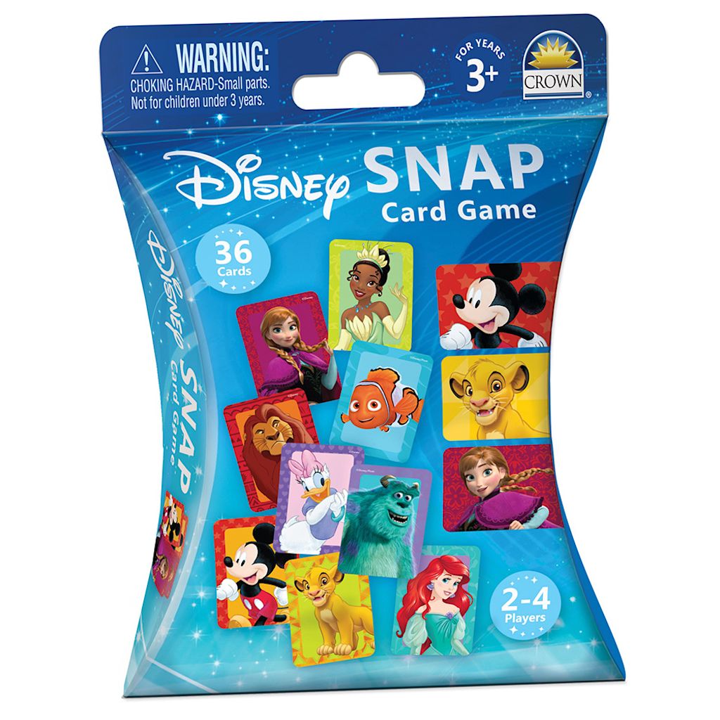 DISNEY 36pc Disney Pixar Snap Card Matching Game Toy 3y+ Kids/Children