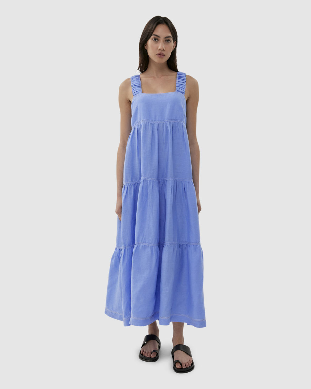 Jag Sara Linen Maxi Dress CORNFLOWER | Jag | Shop online at Westfield ...